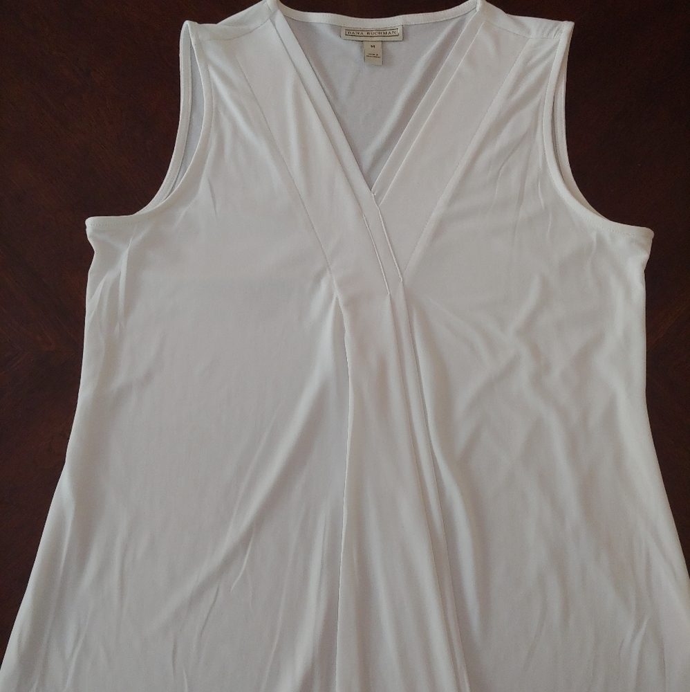 Dana Buchman Pleated Tank Top